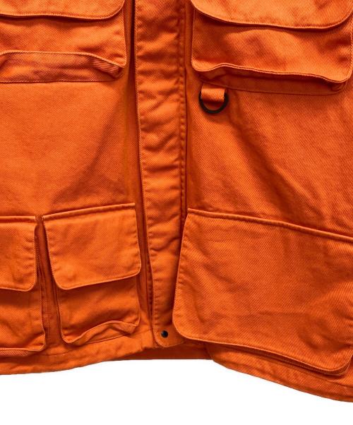 adidas（アディダス）adidas (アディダス) Adventure Multipocket Jacket オレンジ サイズ:2XLの古着・服飾アイテム