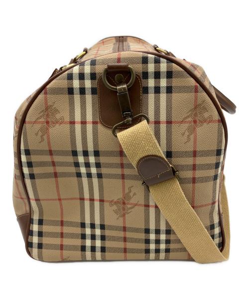 Burberry's（バーバリーズ）Burberry's (バーバリーズ) ボストンバッグ ブラウンの古着・服飾アイテム