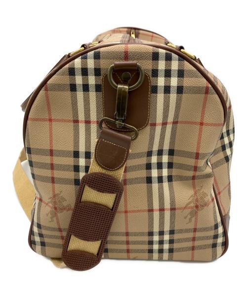 Burberry's（バーバリーズ）Burberry's (バーバリーズ) ボストンバッグ ブラウンの古着・服飾アイテム