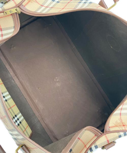 Burberry's（バーバリーズ）Burberry's (バーバリーズ) ボストンバッグ ブラウンの古着・服飾アイテム