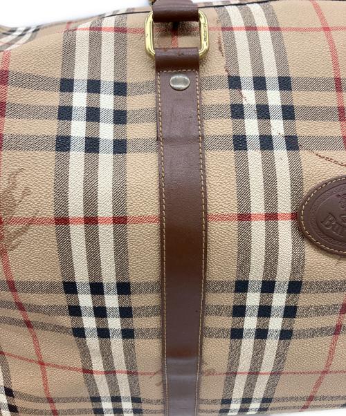 Burberry's（バーバリーズ）Burberry's (バーバリーズ) ボストンバッグ ブラウンの古着・服飾アイテム