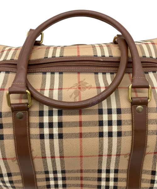 Burberry's（バーバリーズ）Burberry's (バーバリーズ) ボストンバッグ ブラウンの古着・服飾アイテム
