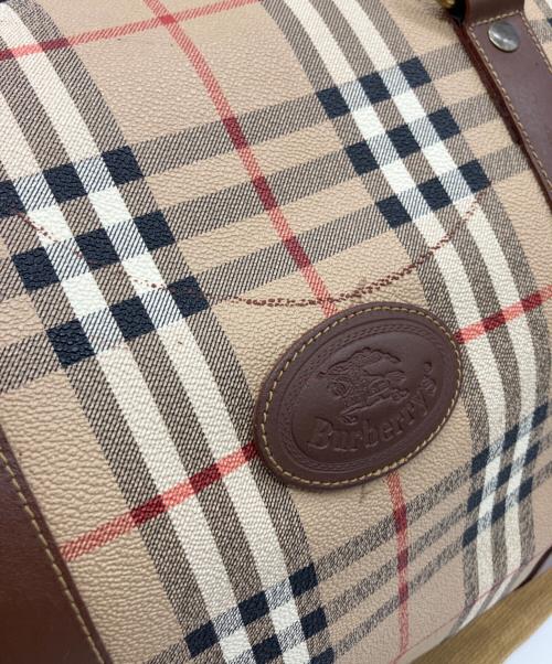 Burberry's（バーバリーズ）Burberry's (バーバリーズ) ボストンバッグ ブラウンの古着・服飾アイテム