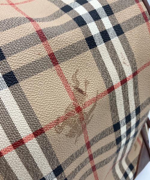Burberry's（バーバリーズ）Burberry's (バーバリーズ) ボストンバッグ ブラウンの古着・服飾アイテム