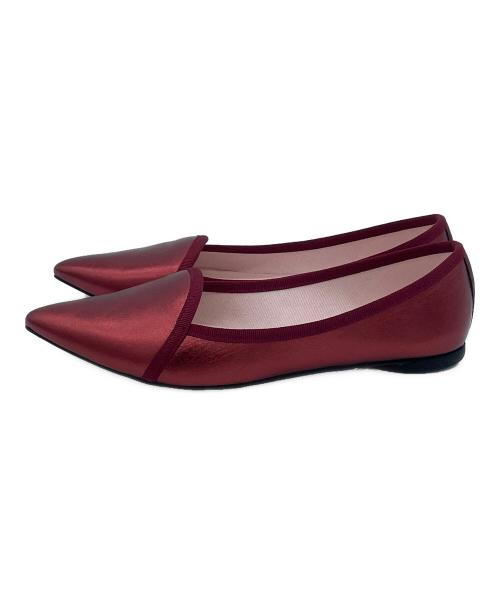 repetto（レペット）repetto (レペット) フラットパンプス レッド サイズ:38の古着・服飾アイテム