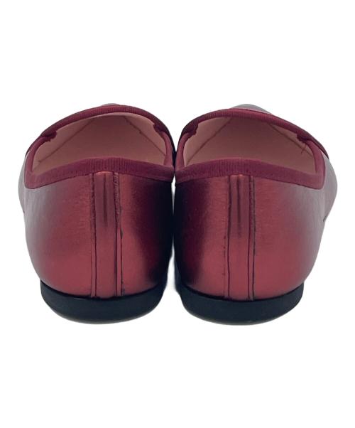 repetto（レペット）repetto (レペット) フラットパンプス レッド サイズ:38の古着・服飾アイテム
