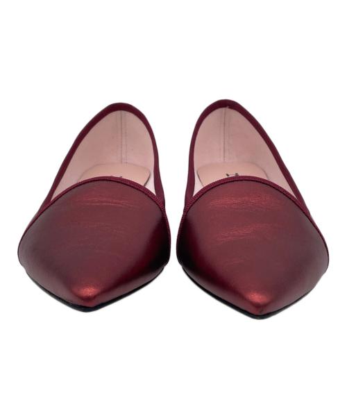 repetto（レペット）repetto (レペット) フラットパンプス レッド サイズ:38の古着・服飾アイテム