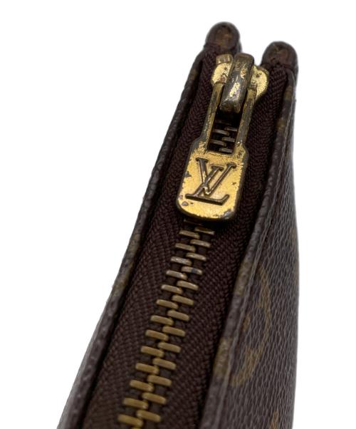 LOUIS VUITTON（ルイ ヴィトン）LOUIS VUITTON (ルイ ヴィトン) モノグラム　ポッシュ・ドキュマン　クラッチバッグ ブラウンの古着・服飾アイテム