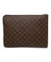 LOUIS VUITTON (ルイ ヴィトン) モノグラム　ポッシュ・ドキュマン　クラッチバッグ ブラウン：50000円