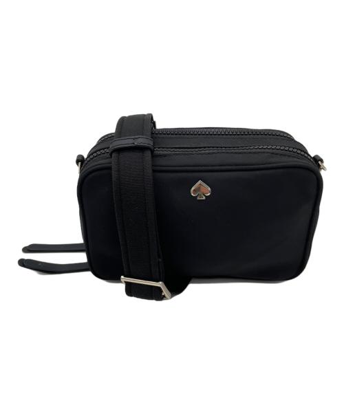 Kate Spade（ケイトスペード）Kate Spade (ケイトスペード) ナイロンショルダーバッグ ブラックの古着・服飾アイテム
