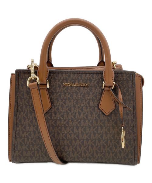 MICHAEL KORS（マイケルコース）MICHAEL KORS (マイケルコース) 2WAYショルダーバッグ ブラウンの古着・服飾アイテム