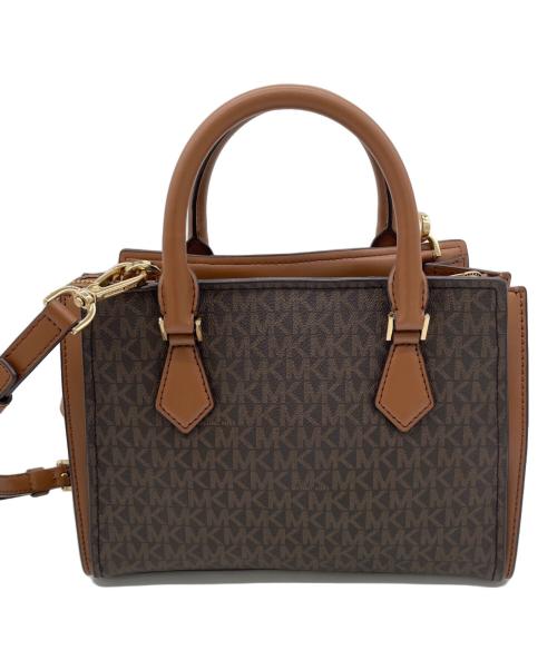 MICHAEL KORS（マイケルコース）MICHAEL KORS (マイケルコース) 2WAYショルダーバッグ ブラウンの古着・服飾アイテム