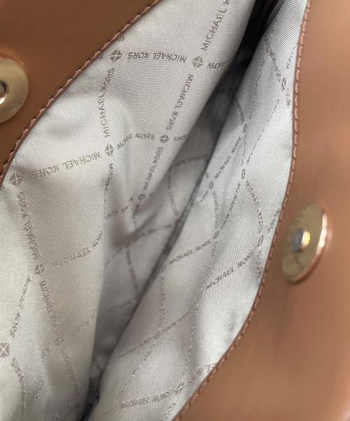 MICHAEL KORS（マイケルコース）MICHAEL KORS (マイケルコース) 2WAYショルダーバッグ ブラウンの古着・服飾アイテム
