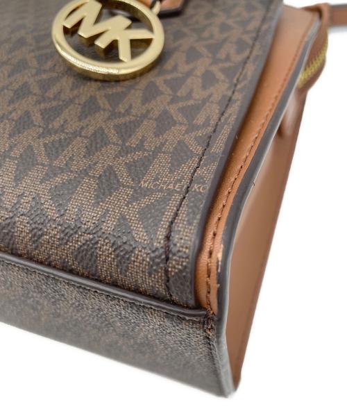 MICHAEL KORS（マイケルコース）MICHAEL KORS (マイケルコース) 2WAYショルダーバッグ ブラウンの古着・服飾アイテム