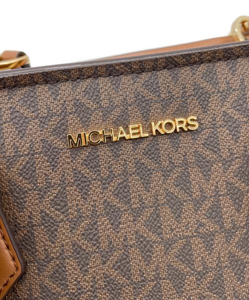 MICHAEL KORS（マイケルコース）MICHAEL KORS (マイケルコース) 2WAYショルダーバッグ ブラウンの古着・服飾アイテム