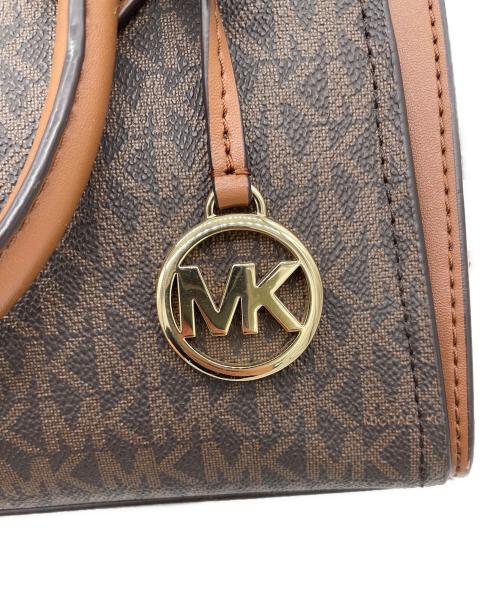 MICHAEL KORS（マイケルコース）MICHAEL KORS (マイケルコース) 2WAYショルダーバッグ ブラウンの古着・服飾アイテム