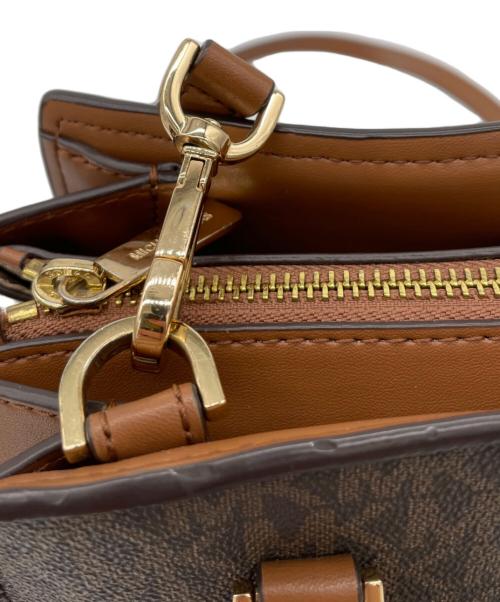 MICHAEL KORS（マイケルコース）MICHAEL KORS (マイケルコース) 2WAYショルダーバッグ ブラウンの古着・服飾アイテム