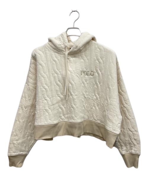 POLO RALPH LAUREN（ポロ・ラルフローレン）POLO RALPH LAUREN (ポロ・ラルフローレン) キルティングパーカー ホワイト サイズ:XSの古着・服飾アイテム