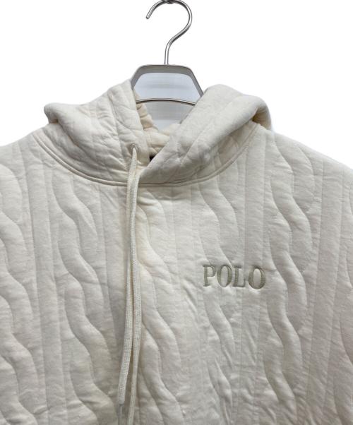 POLO RALPH LAUREN（ポロ・ラルフローレン）POLO RALPH LAUREN (ポロ・ラルフローレン) キルティングパーカー ホワイト サイズ:XSの古着・服飾アイテム