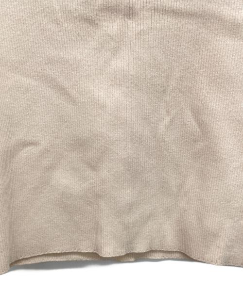 CELFORD（セルフォード）CELFORD (セルフォード) 2WAYラッフルリブニットトップス ピンク サイズ:ONE　SIZEの古着・服飾アイテム