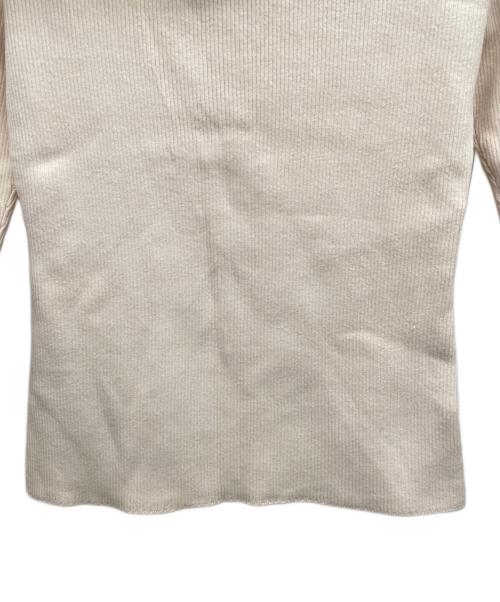 CELFORD（セルフォード）CELFORD (セルフォード) 2WAYラッフルリブニットトップス ピンク サイズ:ONE　SIZEの古着・服飾アイテム