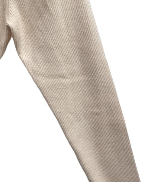 CELFORD（セルフォード）CELFORD (セルフォード) 2WAYラッフルリブニットトップス ピンク サイズ:ONE　SIZEの古着・服飾アイテム