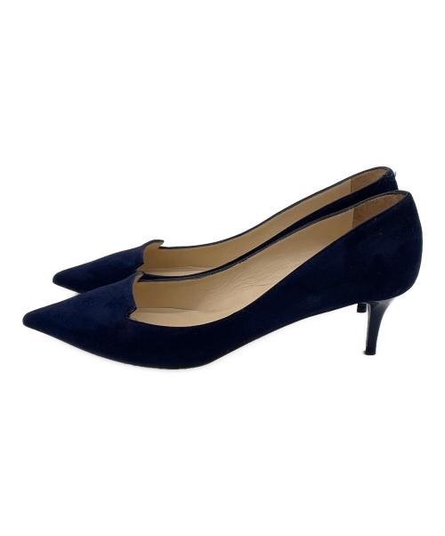 JIMMY CHOO（ジミーチュウ）JIMMY CHOO (ジミーチュウ) ヒールパンプス ネイビー サイズ:36 1/2の古着・服飾アイテム