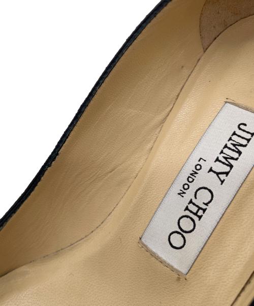 JIMMY CHOO（ジミーチュウ）JIMMY CHOO (ジミーチュウ) ヒールパンプス ネイビー サイズ:36 1/2の古着・服飾アイテム