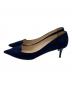 JIMMY CHOO (ジミーチュウ) ヒールパンプス ネイビー サイズ:36 1/2：8000円
