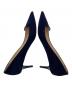 中古・古着 JIMMY CHOO (ジミーチュウ) ヒールパンプス ネイビー サイズ:36 1/2：8000円