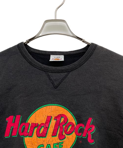 Hard Rock cafe（ハードロックカフェ）Hard Rock cafe (ハードロックカフェ) スウェット ブラック サイズ:XLの古着・服飾アイテム