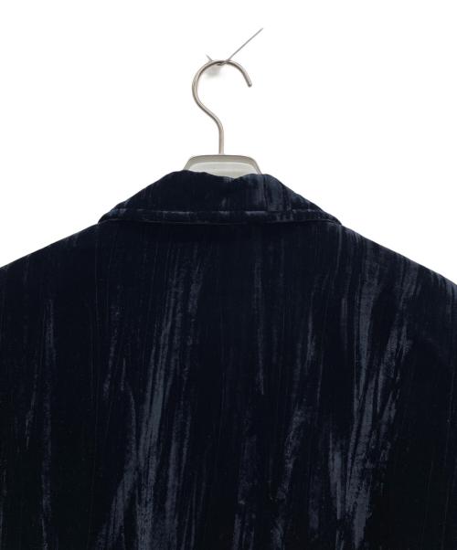 EMPORIO ARMANI（エンポリオ アルマーニ）EMPORIO ARMANI (エンポリオ アルマーニ) リバーシブルベロアジャケット パープル サイズ:44の古着・服飾アイテム