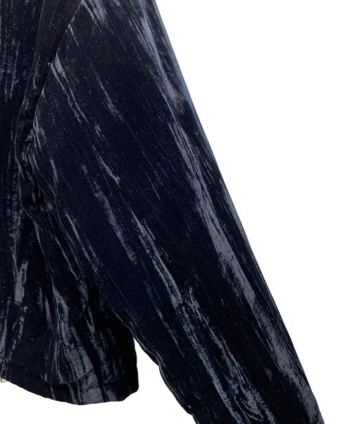 EMPORIO ARMANI（エンポリオ アルマーニ）EMPORIO ARMANI (エンポリオ アルマーニ) リバーシブルベロアジャケット パープル サイズ:44の古着・服飾アイテム