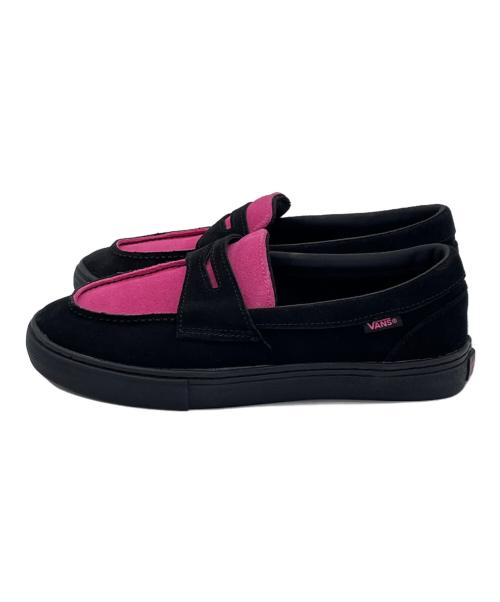 VANS（ヴァンズ）VANS (ヴァンズ) ローファー ブラック×ピンク サイズ:24 未使用品の古着・服飾アイテム