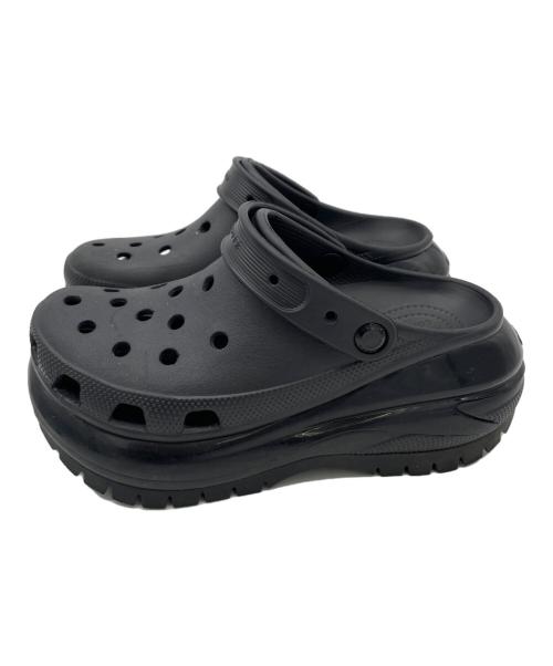 crocs（クロックス）crocs (クロックス) 厚底サンダル ブラック サイズ:M6W8の古着・服飾アイテム