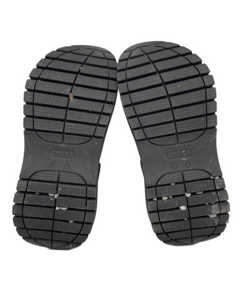 crocs（クロックス）crocs (クロックス) 厚底サンダル ブラック サイズ:M6W8の古着・服飾アイテム