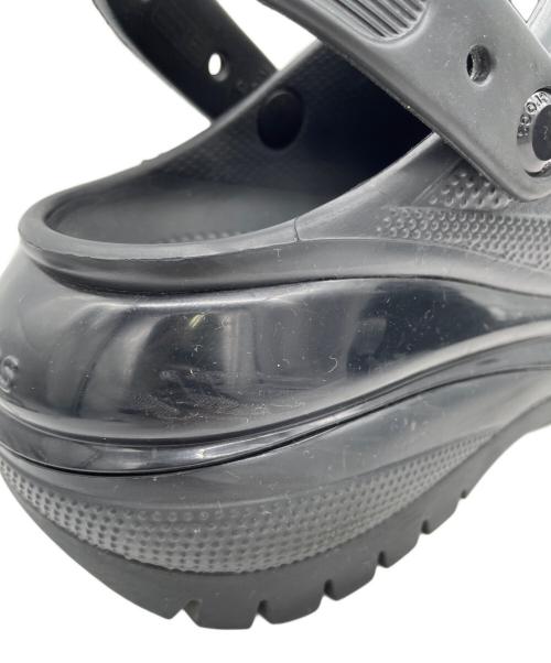 crocs（クロックス）crocs (クロックス) 厚底サンダル ブラック サイズ:M6W8の古着・服飾アイテム