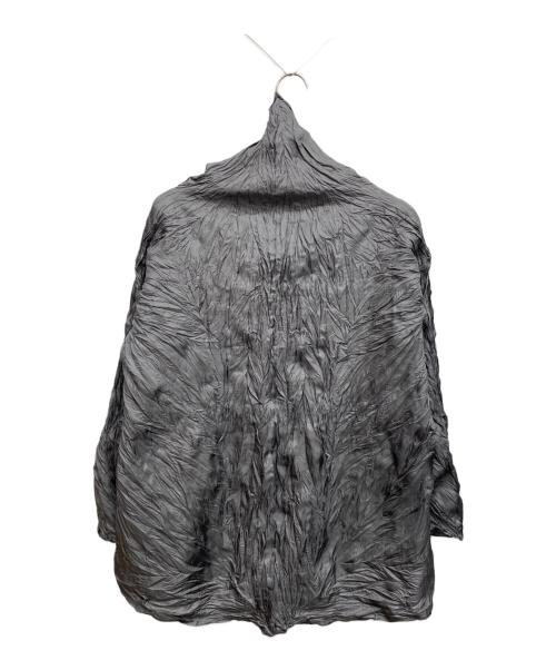 ISSEY MIYAKE（イッセイミヤケ）ISSEY MIYAKE (イッセイミヤケ) 長袖ブラウス グレー サイズ:Mの古着・服飾アイテム