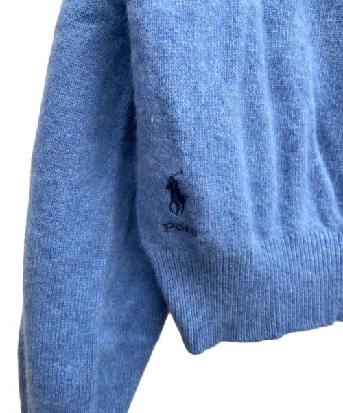POLO RALPH LAUREN（ポロ・ラルフローレン）POLO RALPH LAUREN (ポロ・ラルフローレン) 厚手ニット ブルー サイズ:XLの古着・服飾アイテム