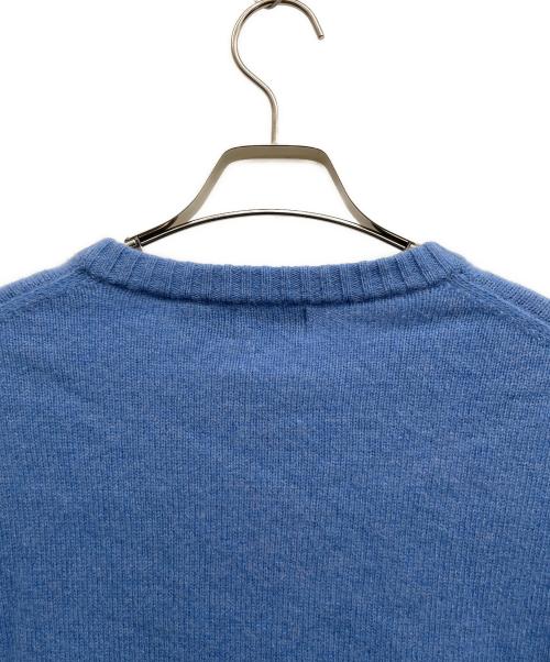 POLO RALPH LAUREN（ポロ・ラルフローレン）POLO RALPH LAUREN (ポロ・ラルフローレン) 厚手ニット ブルー サイズ:XLの古着・服飾アイテム