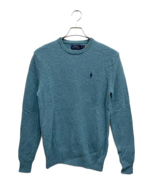 POLO RALPH LAUREN（ポロ・ラルフローレン）POLO RALPH LAUREN (ポロ・ラルフローレン) 厚手ニット グリーン サイズ:XSの古着・服飾アイテム