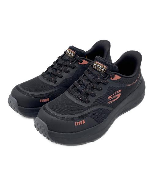 SKECHERS（スケッチャーズ）SKECHERS (スケッチャーズ) 安全靴 ブラック×ピンク サイズ:26.5cm 未使用品の古着・服飾アイテム