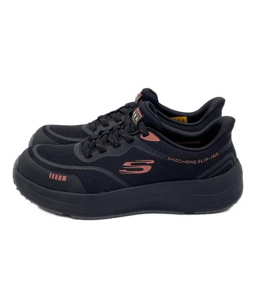 SKECHERS（スケッチャーズ）SKECHERS (スケッチャーズ) 安全靴 ブラック×ピンク サイズ:26.5cm 未使用品の古着・服飾アイテム