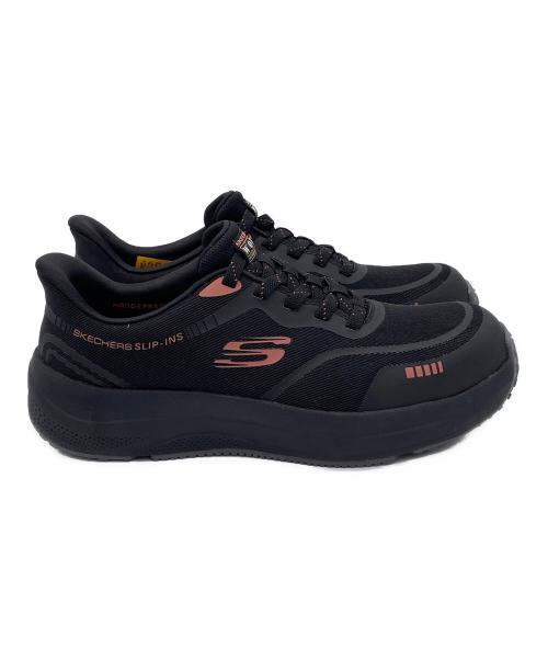 SKECHERS（スケッチャーズ）SKECHERS (スケッチャーズ) 安全靴 ブラック×ピンク サイズ:26.5cm 未使用品の古着・服飾アイテム