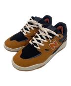 NEW BALANCEニューバランス）の古着「ローカットスニーカー」｜ブラウン