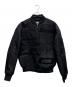 DIESEL（ディーゼル）の古着「ワッペンナイロンスタジャン」｜ブラック