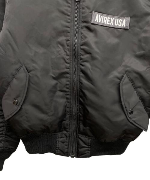 AVIREX（アヴィレックス）AVIREX (アヴィレックス) MA-1ジャケット ブラック サイズ:Lの古着・服飾アイテム