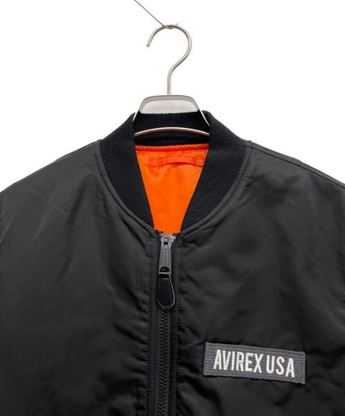 AVIREX（アヴィレックス）AVIREX (アヴィレックス) MA-1ジャケット ブラック サイズ:Lの古着・服飾アイテム