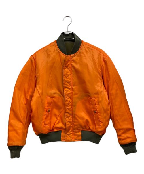 G.V.G.V（ジーヴィージーヴィー）G.V.G.V (ジーヴィージーヴィー)  LACE UP MA-1 BLOUSON（レースアップ MA-1 ブルゾン） オリーブ サイズ:34の古着・服飾アイテム