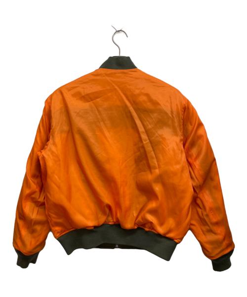 G.V.G.V（ジーヴィージーヴィー）G.V.G.V (ジーヴィージーヴィー)  LACE UP MA-1 BLOUSON（レースアップ MA-1 ブルゾン） オリーブ サイズ:34の古着・服飾アイテム